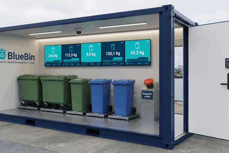 Blue Bin prosjektillustrasjon