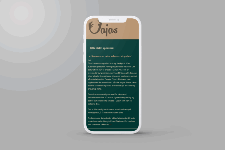 Vajas – teknologi for reindriftsnæringen prosjektillustrasjon