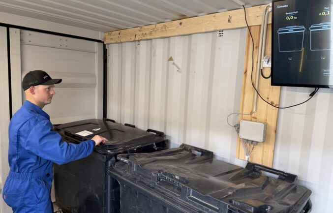 Avfallsteknologien BlueBin er utplassert hos Havna prosjektillustrasjon